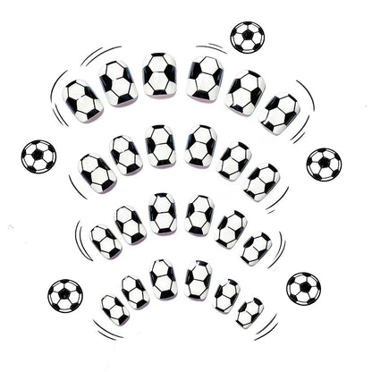 Fußball-inspirierte Nagelkunst Brehn