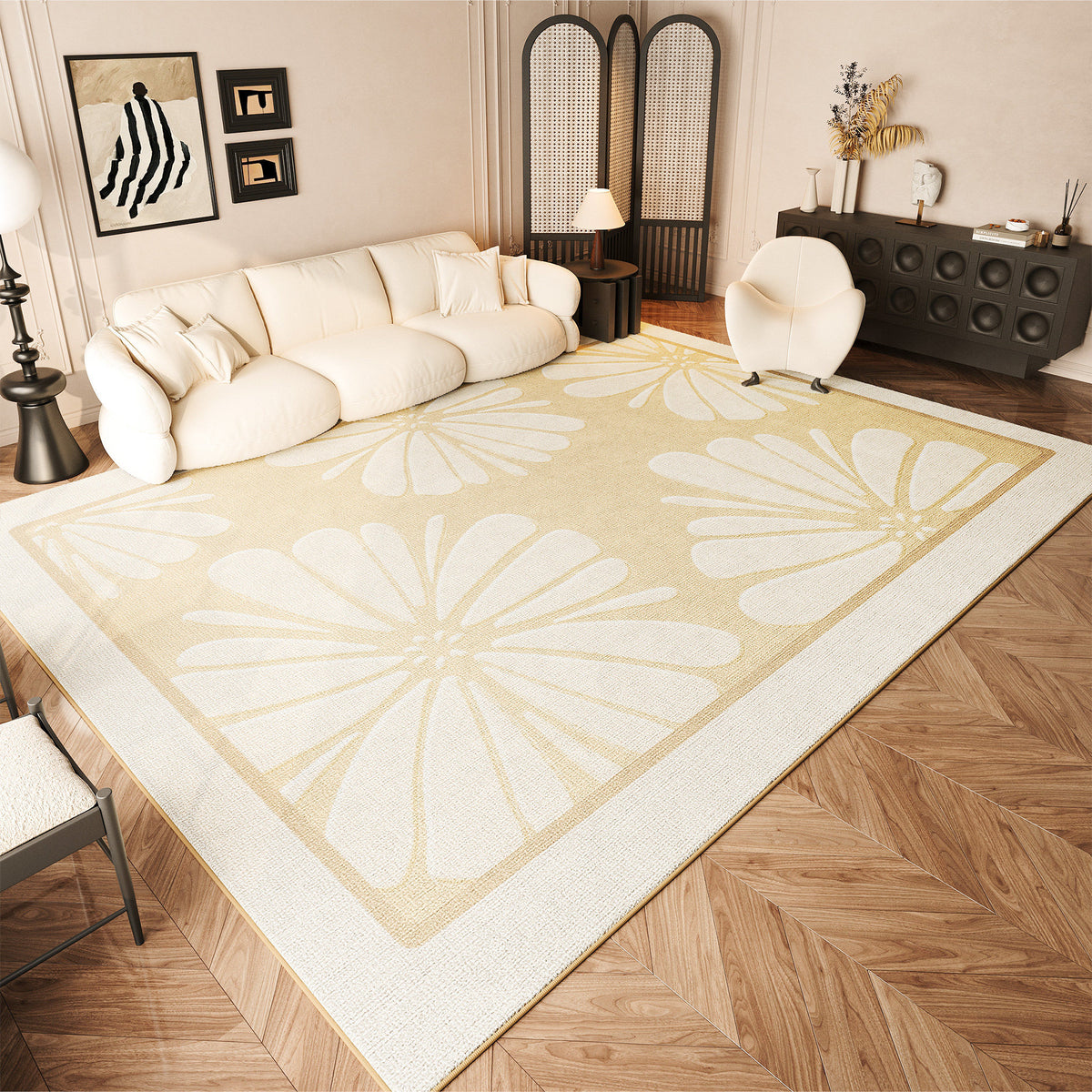 Statement Geometric Area Rug