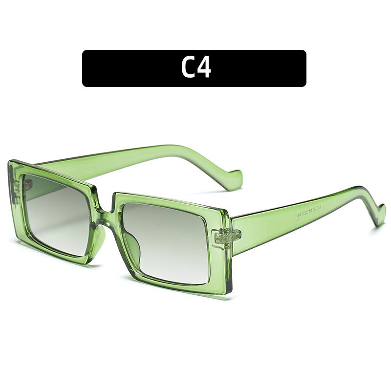 Trendy Quadratischer Rahmen Sonnenbrillen