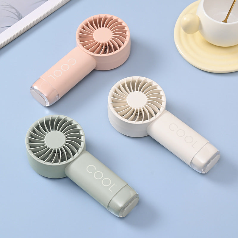 Unisex nan kompakter tragbarer Mini-Handventilator mit wiederaufladbarem Akku und leisem Motor Brehn