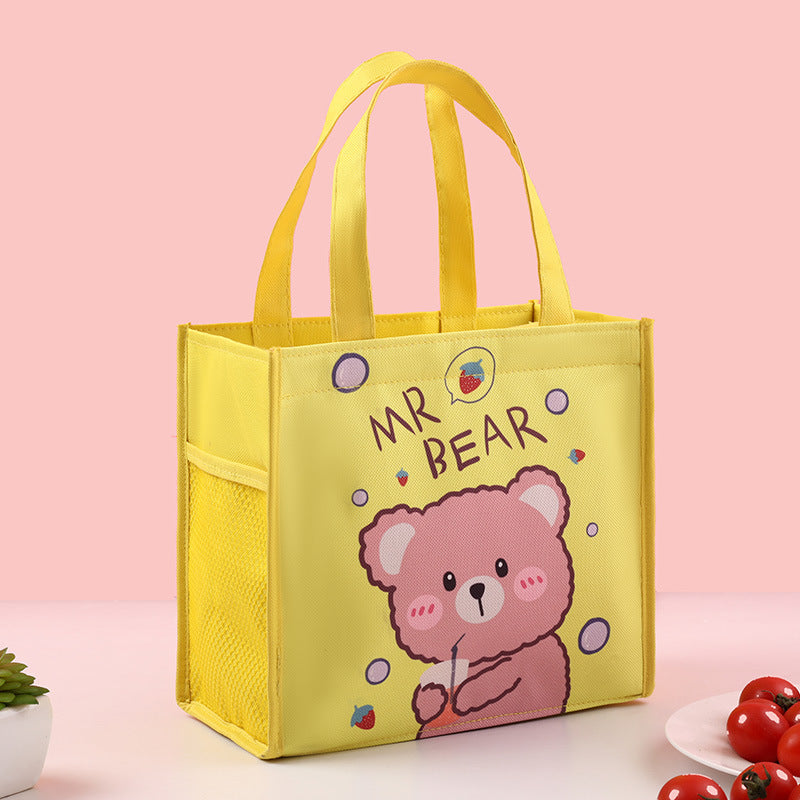 Kinder Isolierte Cartoon Lunch Tasche Brehn