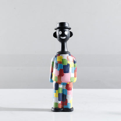 Dekorative Bunte Figur