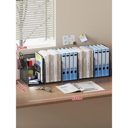 Mesh Desktop Multi-Compartment Datei- und Schreibwarenorganisator mit Stiftbecher