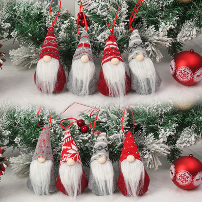 Niedliche Weihnachtsbaumdekoration im Gnom-Design Brehn