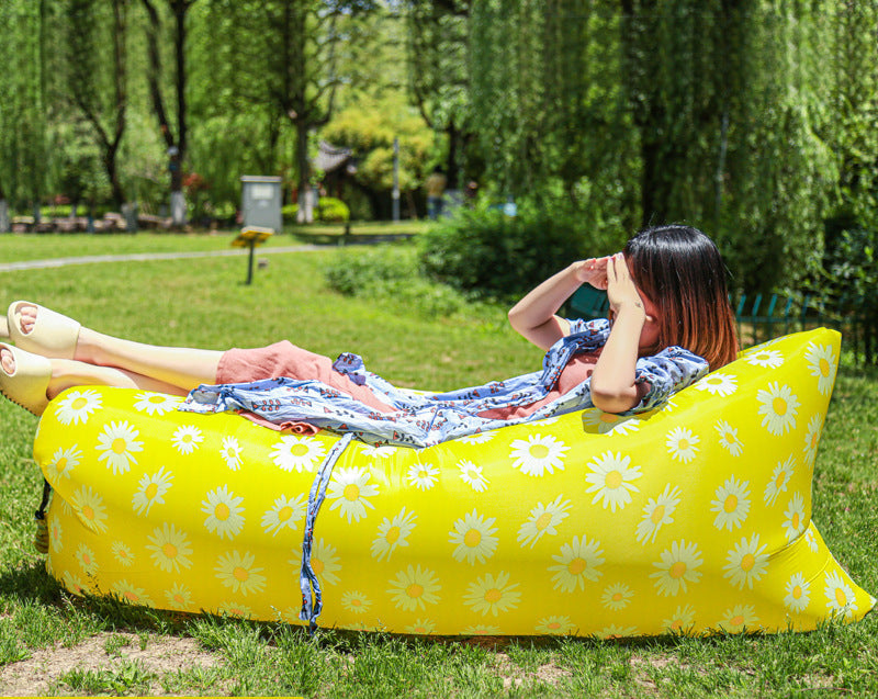 aufblasbarer Outdoor-Luftsessel mit strapazierfähigem Oxford-Gewebe und Schnellfüllventil Brehn