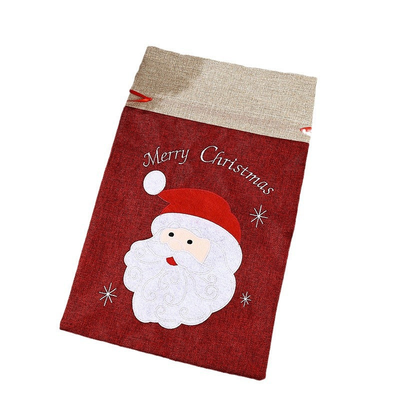 Festlicher Weihnachtsgeschenkesack mit Schneemann-Motiv Brehn