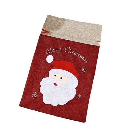Festlicher Weihnachtsgeschenkesack mit Schneemann-Motiv Brehn