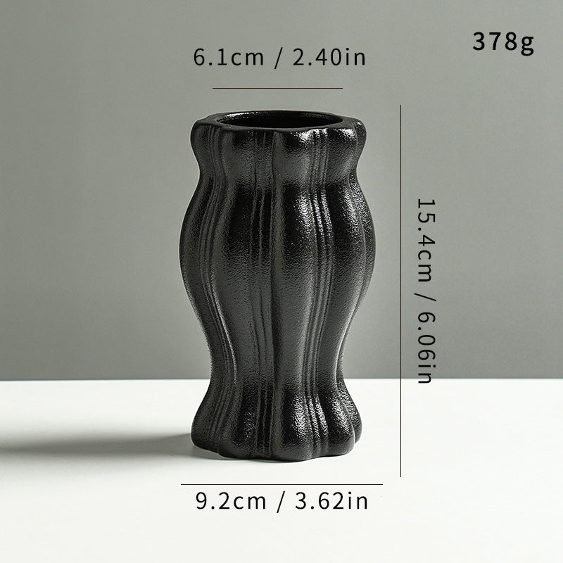 Elegante dekorative Keramikblumenvase