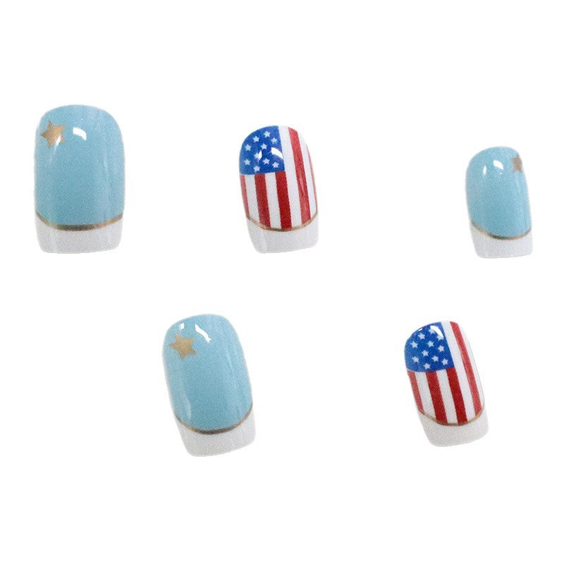 Patriotische Nagelkunst Brehn