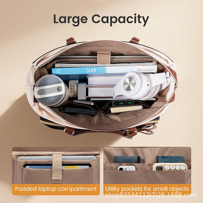 Multi-Funktionale gestepfte Tote Bag Brehn