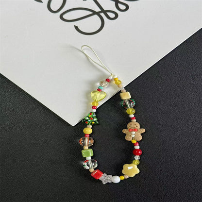 Festive Beaded Charm Handy Lanyard Brehn