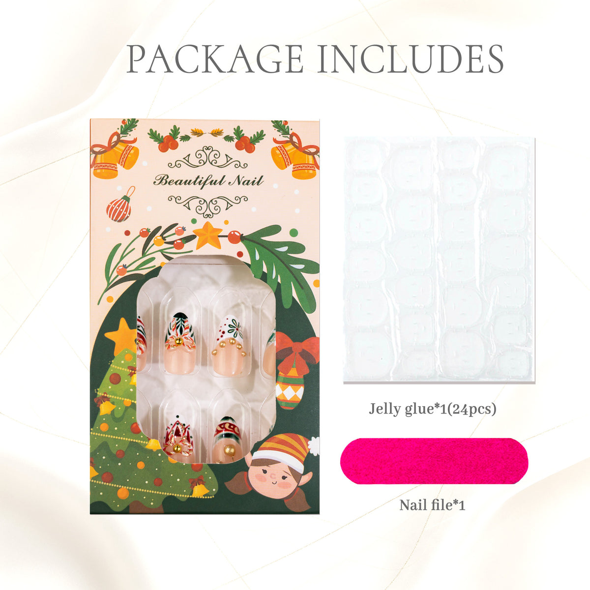 Festliches GelenkNagel Set