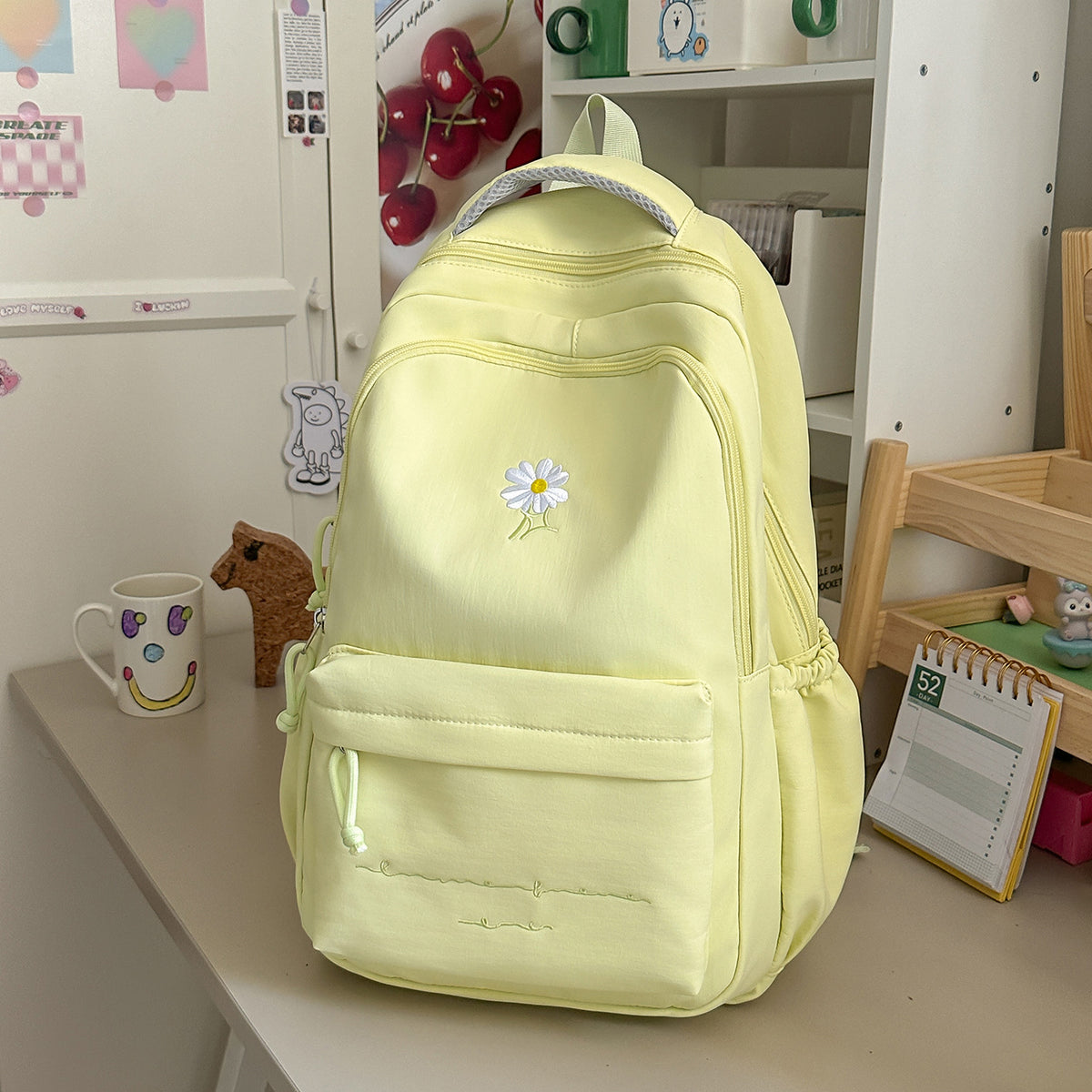 Charmanter Blumenmuster Rucksack Brehn