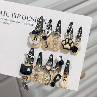 Dekoratives thematisches Nageldesign-Set