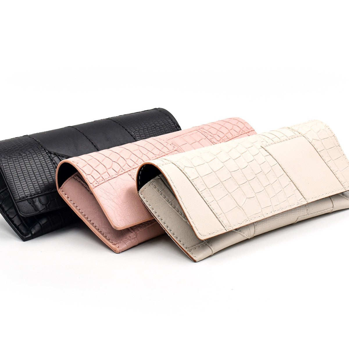 Luxus Krokodilleder Prägung Clutch Geldbörse Brehn