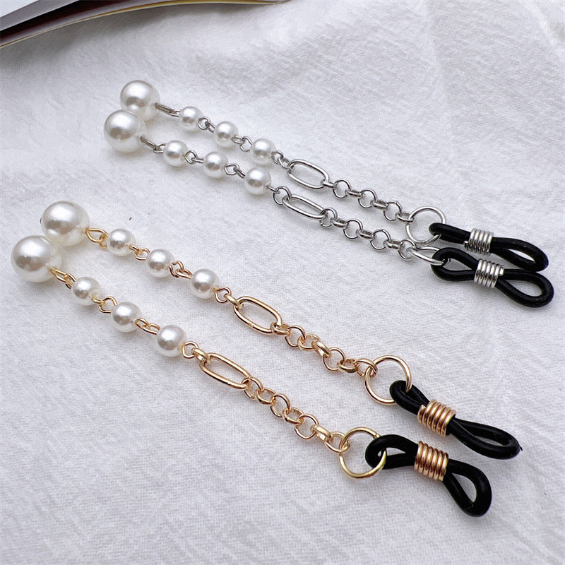 Elegante Perlen-Verbund Brillen Kette Brehn