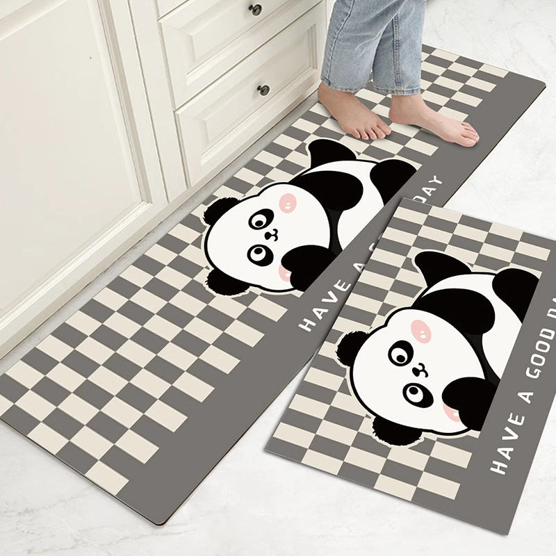 Verspielt Panda-Motiv Küchenläufer Matten