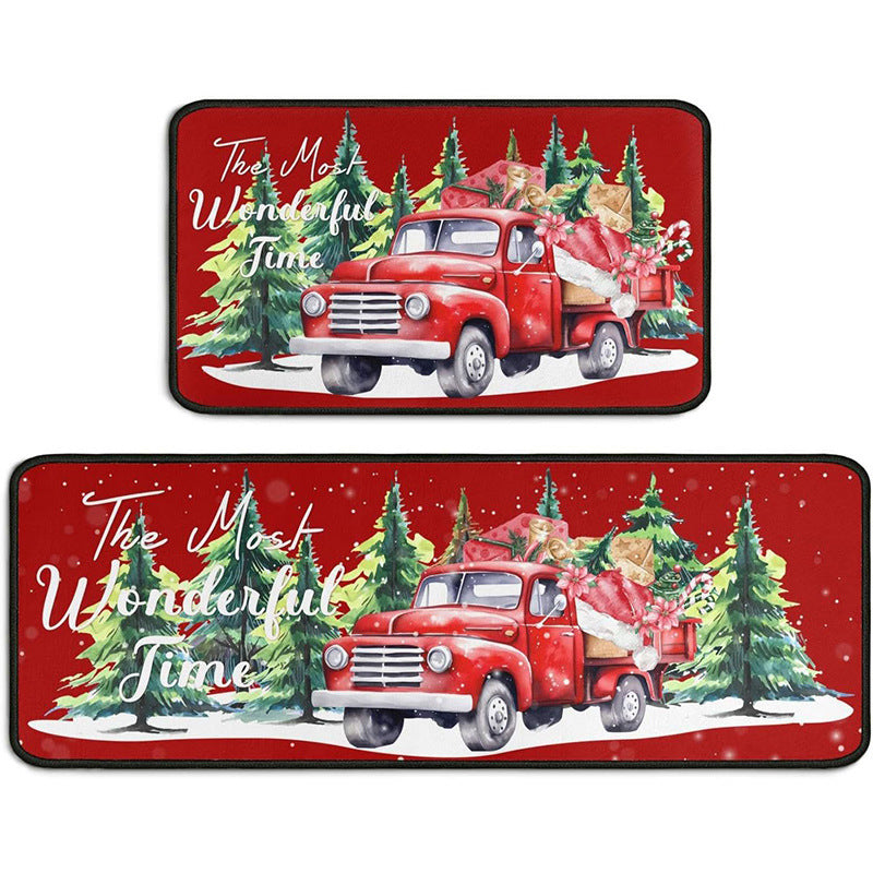 Festliche Weihnachtsküchenmatten-Set Brehn