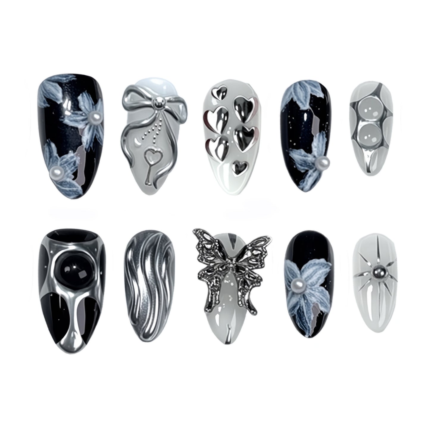 Glamouröses Nageldesign Set Brehn