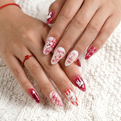 Kreatives Press-On-Nagelset