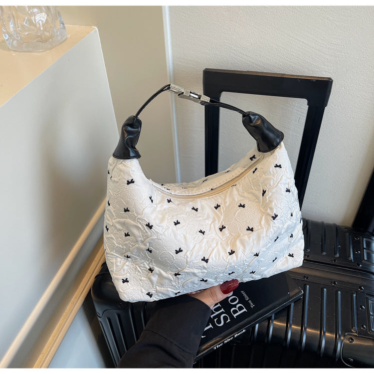 Gestepptes florales Schulterhandtasche Brehn