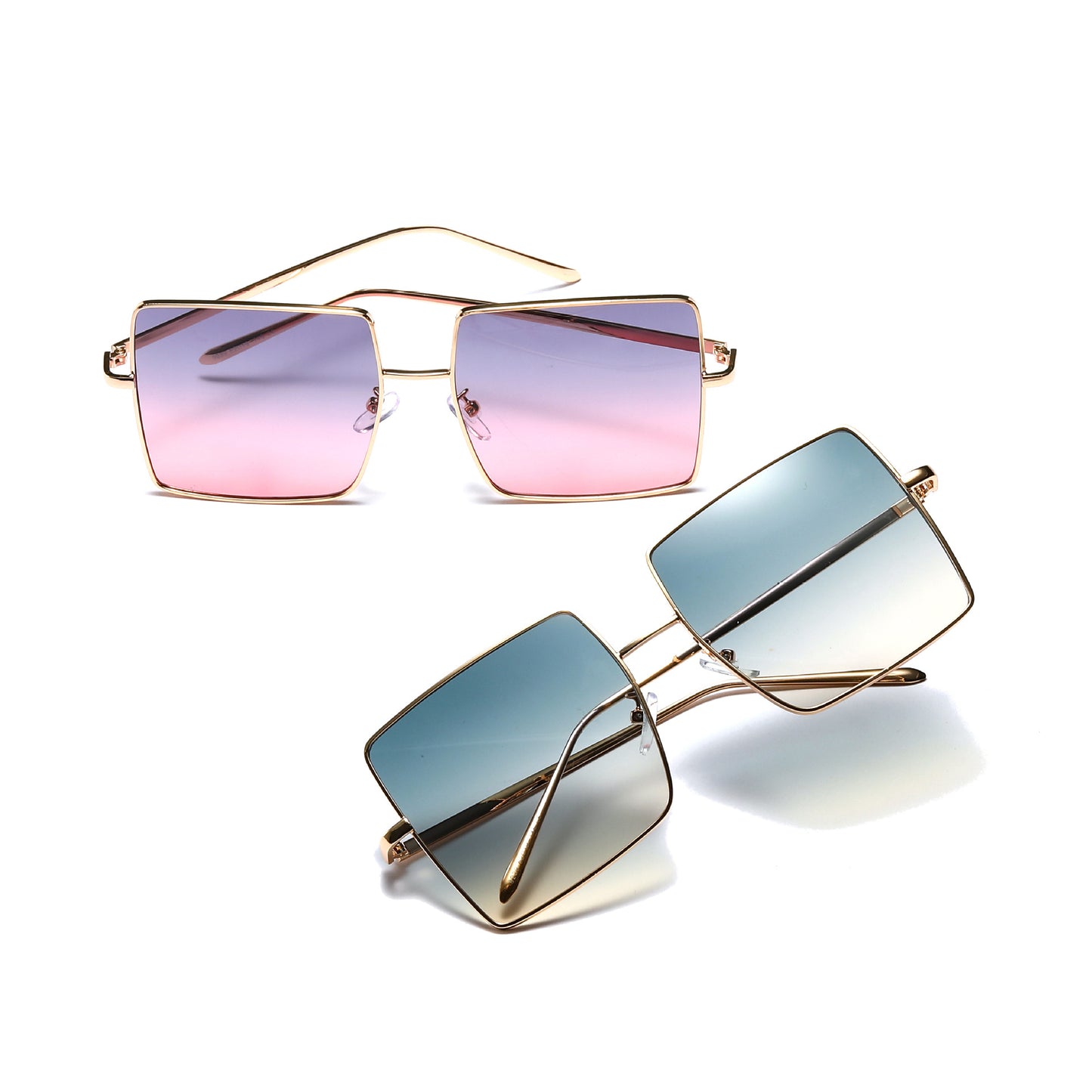 Damen Square Sonnenbrille mit einer eleganten Rahmenkonstruktion Brehn