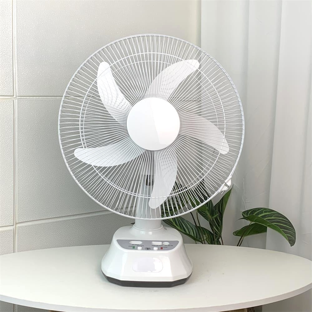 Unisex nan leiser USB Tischventilator mit mehrblättrigem Design, oszillierender Neigefunktion und Timer Brehn
