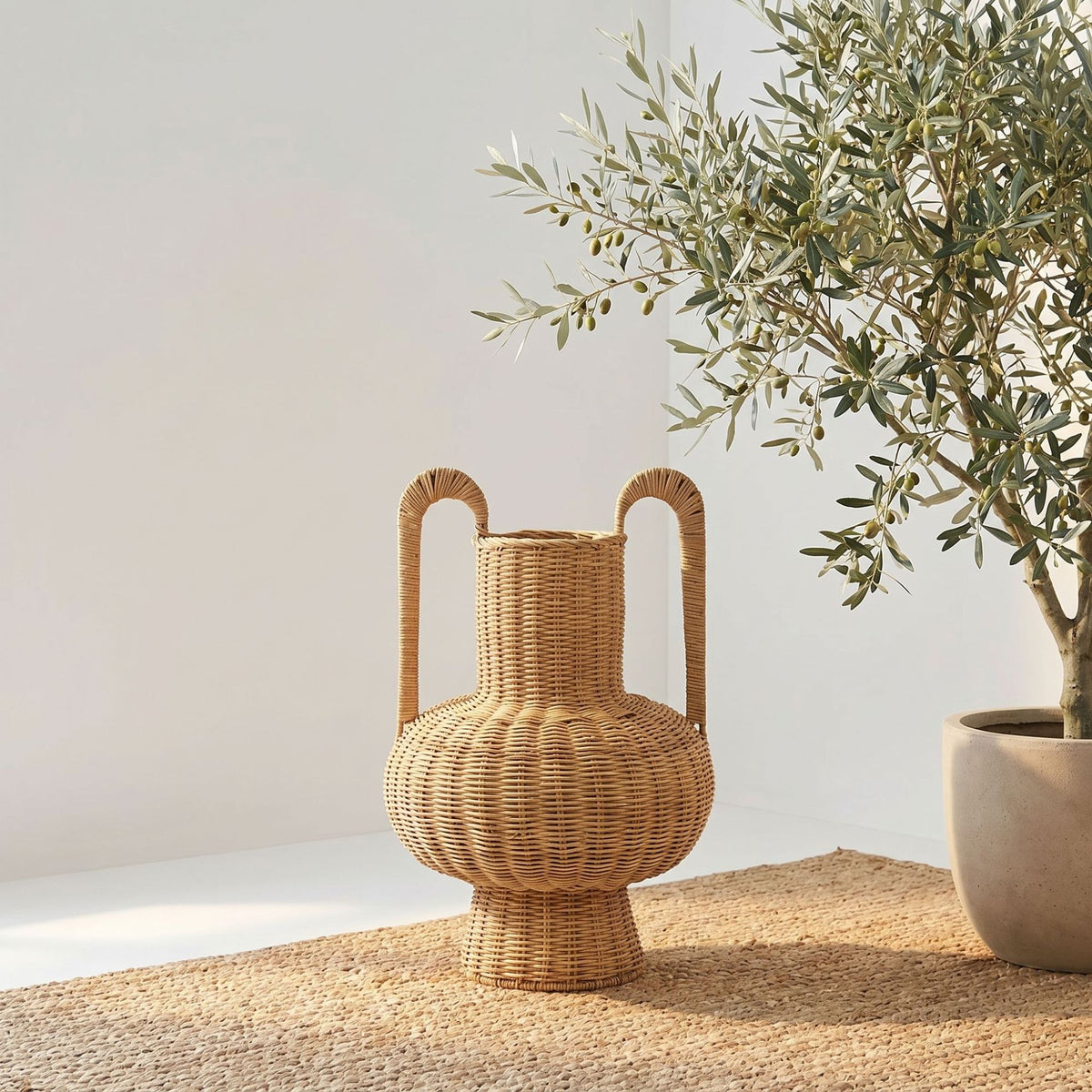 Handgefertigte Dekovase mit modernem Design Brehn