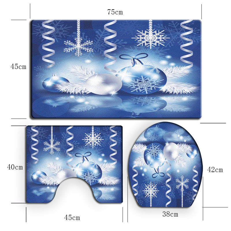 Weihnachtliches Badezimmer-Set Brehn