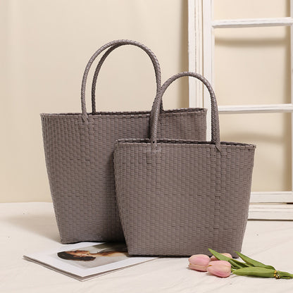 Geflochtene Freizeit Shopper-Tasche Brehn
