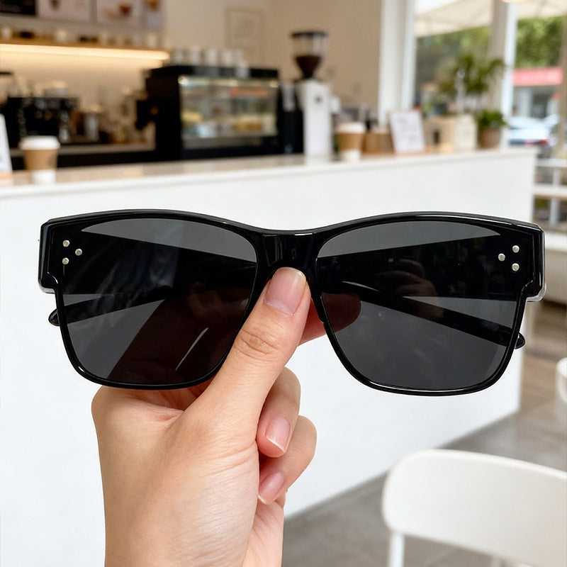 Fette geometrische Rahmen Sonnenbrille Brehn