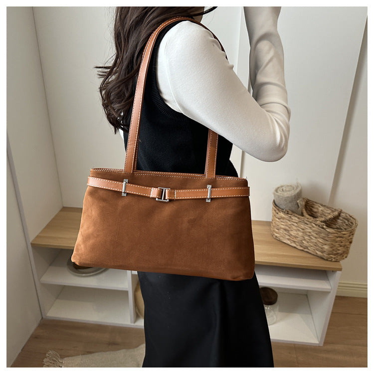 Wildleder Handtasche