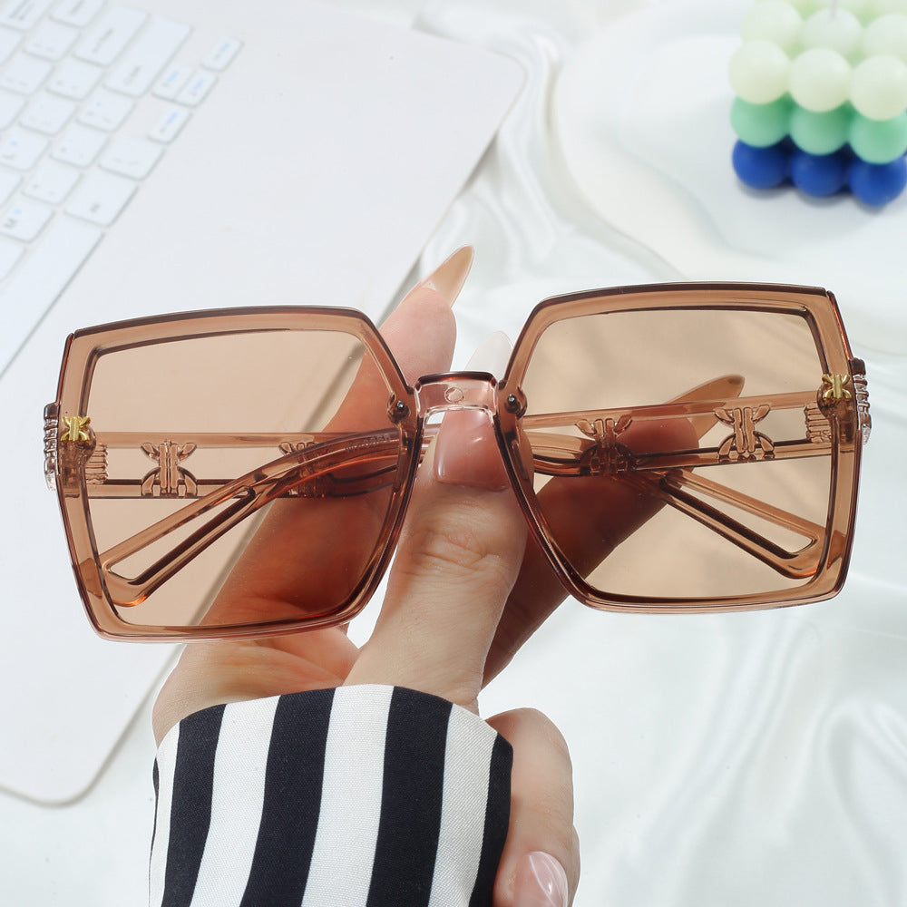 Damen stylische oversized Sonnenbrille Brehn