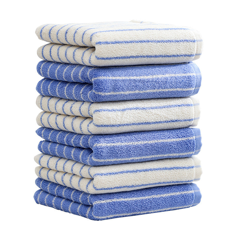 Damen Elegantes Frottee Badetuch mit Streifenmuster Brehn