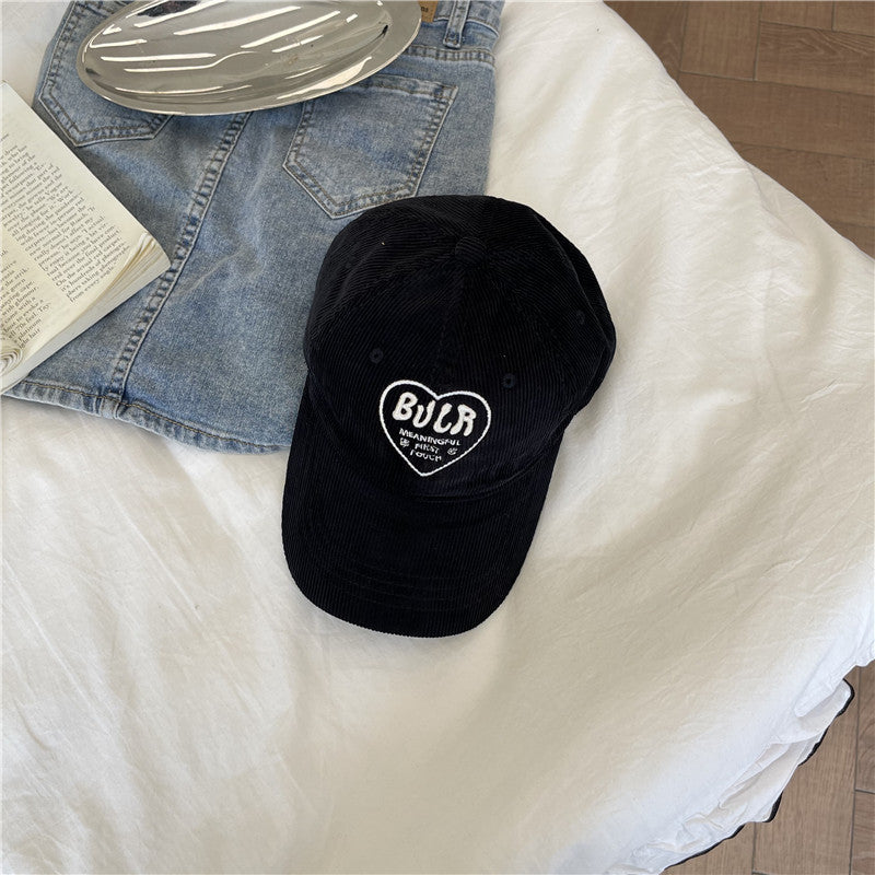 Damen Strukturiertes Corduroy Baseball Cap Brehn