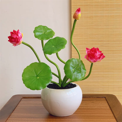 Elegante Lotusblumenarrangement