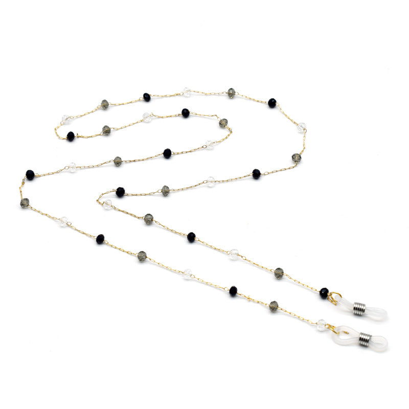 Elegante Perlen Brillen Kette Brehn