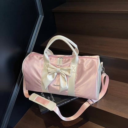 Elegante Schleifen-Akzent Duffel-Tasche Brehn