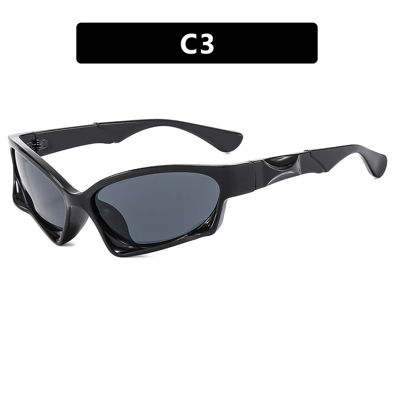 Damen sporty Sonnenbrille mit modernem, aerodynamischem Design Brehn