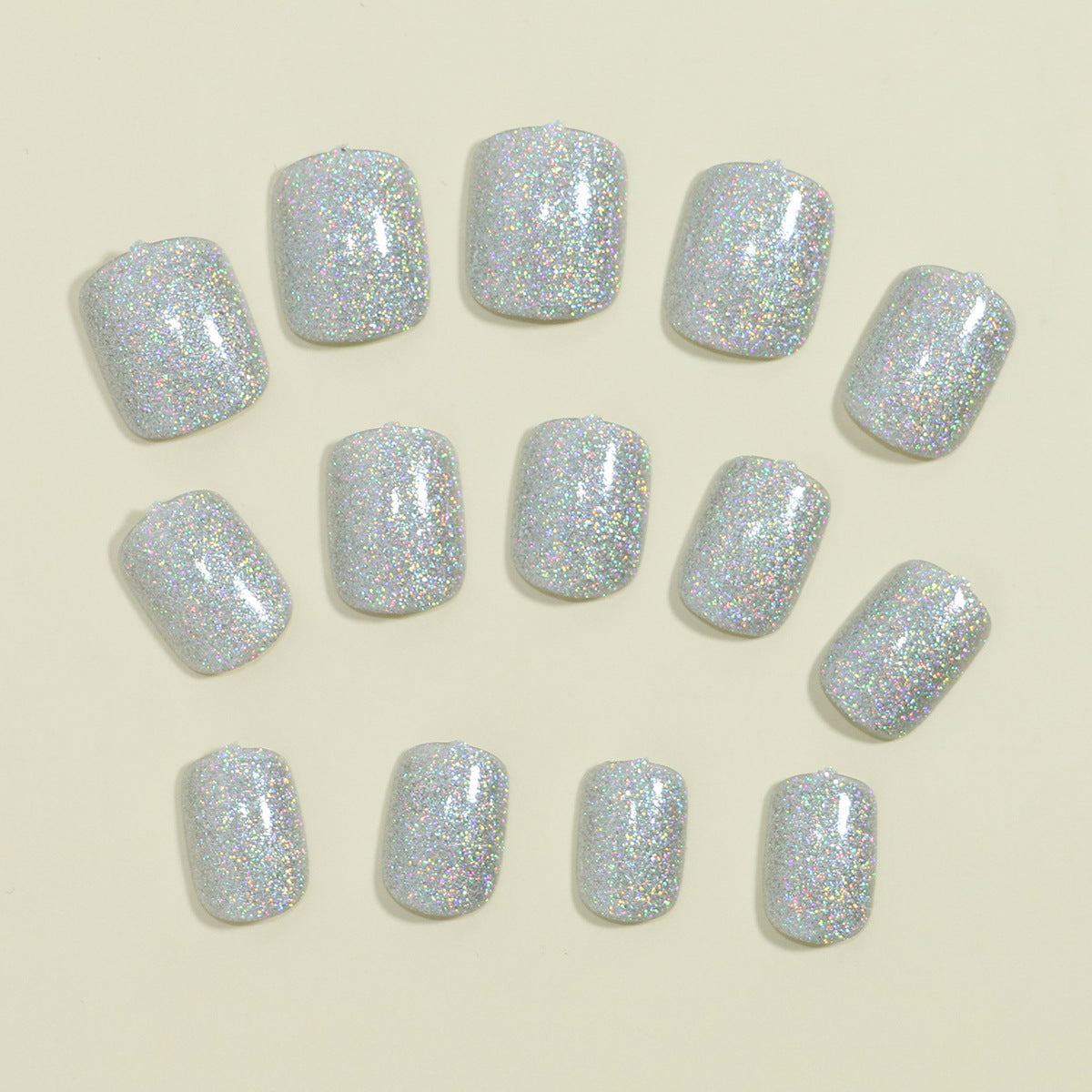 Glitzernde Press-On-Nagelspitzen Brehn