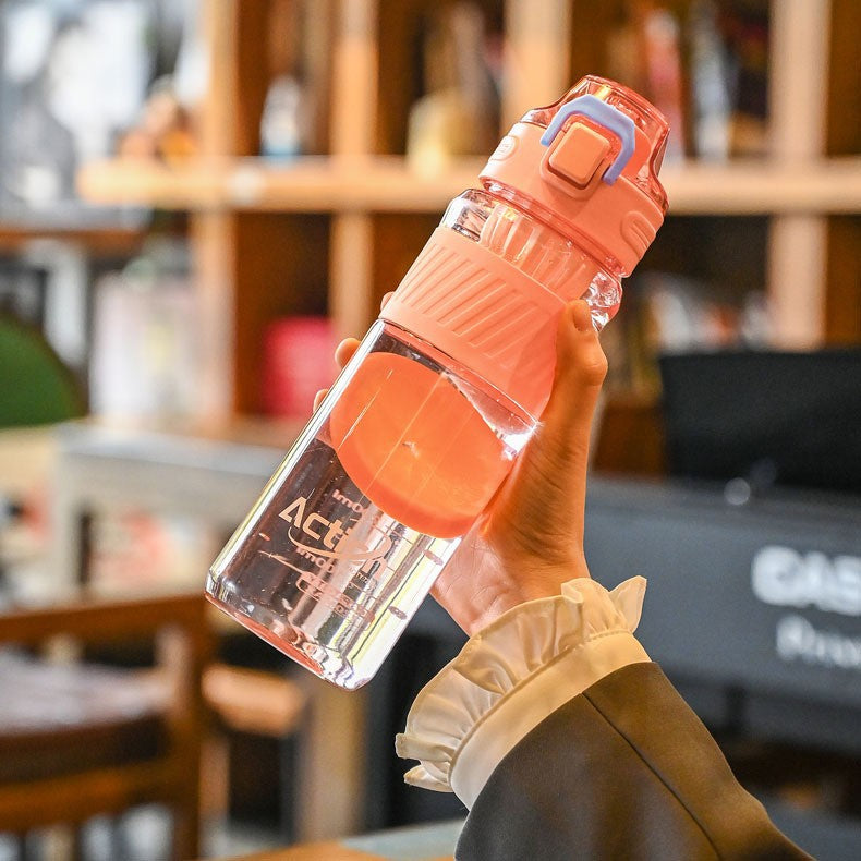 Damen Sportliche Wasserflasche Brehn