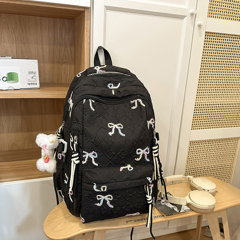 Gepolsterter Rucksack mit Schleifen-Detail Brehn