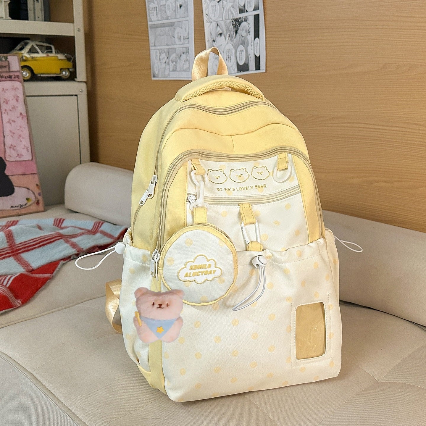 Spaß Charakter-Themen Multi-Taschen Schultasche
