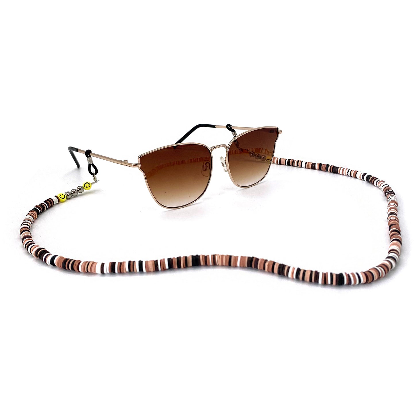 Bunte Smile Perlen Brillen Kette Brehn