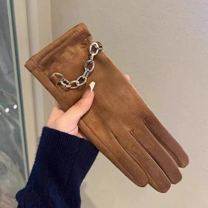 Luxuriöse Leder-Touchscreen-Handschuhe Brehn