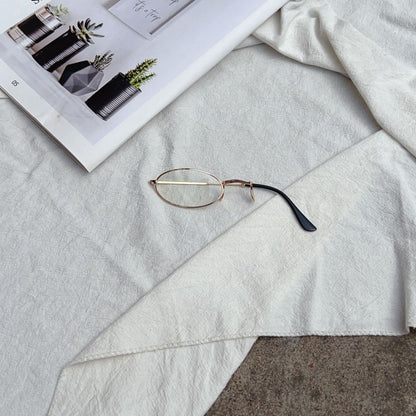 Retro-inspirierte ovale Rahmenbrille Brehn