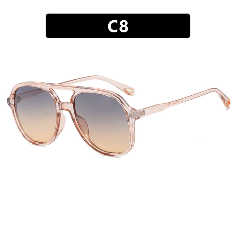 Damen geometrische Sonnenbrille mit luxuriösem Rahmen Brehn
