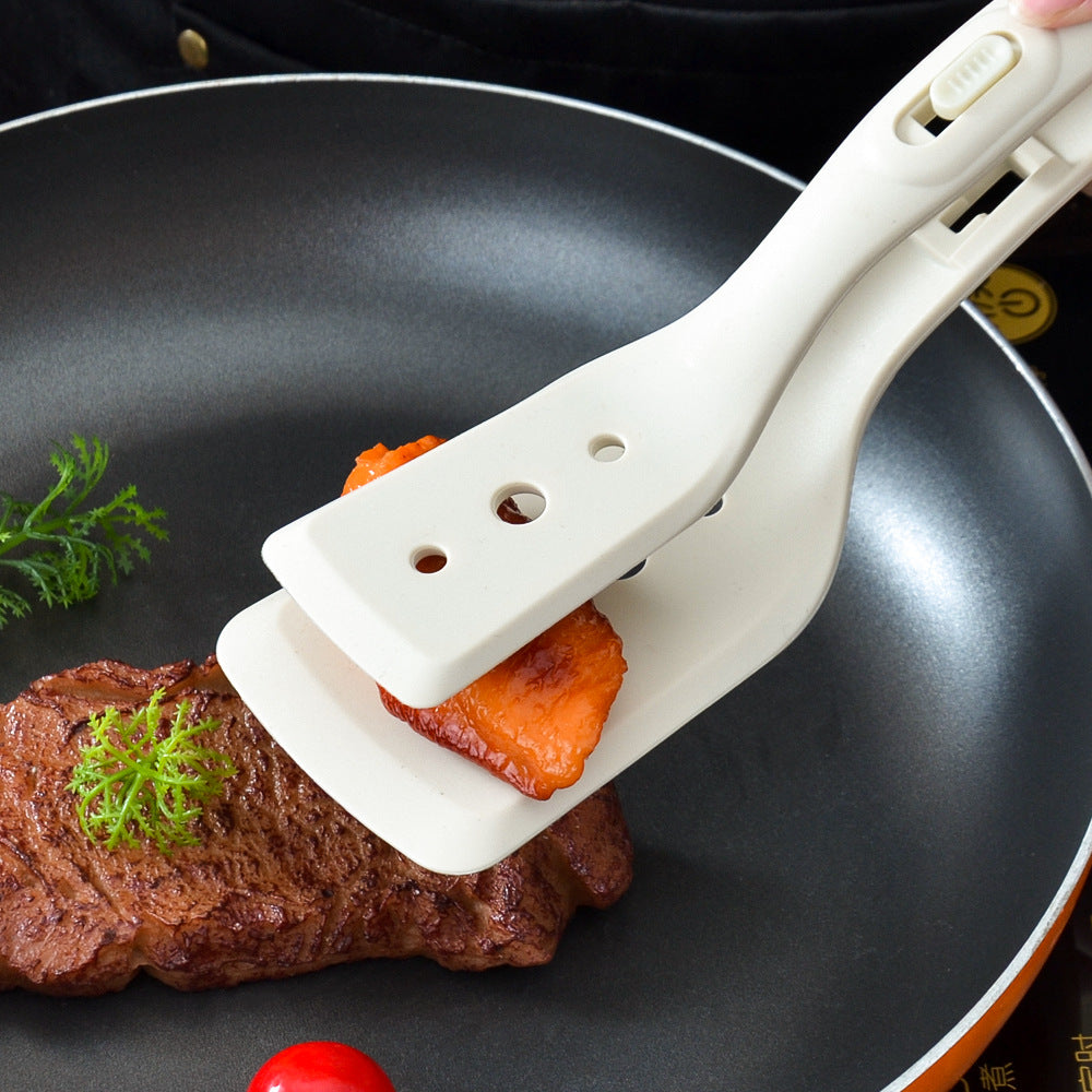 Ergonomischer Silikon-Bratwender mit Edelstahl-Akzenten Brehn