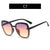 Oversized Schmetterlingssonnenbrille