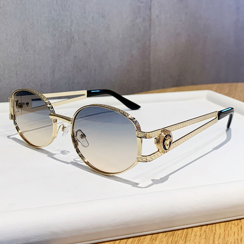 Damen elegante Sonnenbrille mit luxuriösem Rahmen und filigranem Design Brehn